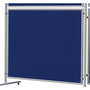Franken Stellwandtafel ECO beidseitig Filz, blau, Aluminiumrahmen, 1500×1200 mm Franken Stellwandtafel ECO beidseitig Filz, blau, Aluminiumrahmen, 1500×1200 mm