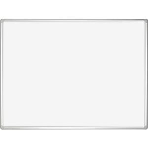 Franken Whiteboard PRO, emailliert, Wandmontage im Hoch- & Querformat, Stahl weiß lackiert & Aluminiumrahmen, magnethaftend, Ablageschale, 1200 x 2400 mm