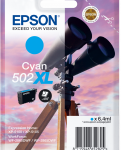 Tintenpatrone Epson 502XL cyan