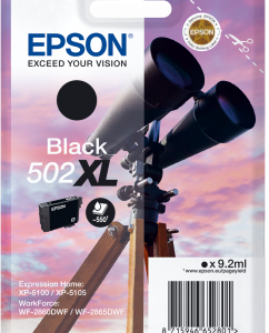 Tintenpatrone Epson 502XL black