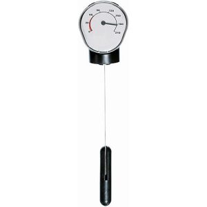 Füllstandsanzeige, Glas, B 95 x T 80 x H 120 mm, für 60-und 200-Liter-Fässer mit 3/4′ Spundloch