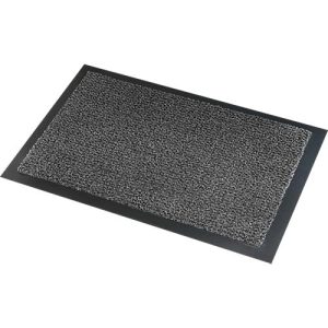 Fußmatte Savane, mit Bürsteneffekt, B 1200 x L 2400, waschbar, grau