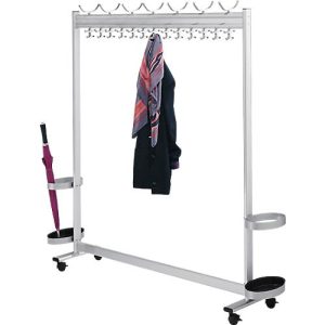 Garderobe multiline, B 1400,14 Hut-/52 Mantelhaken