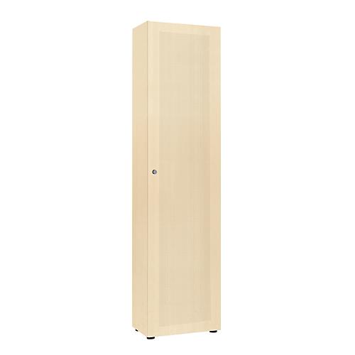 Garderobenschrank, 1-türig, B 60 cm, 6OH, Ahorn-Dekor