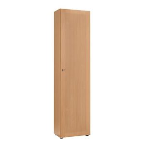 Garderobenschrank, 1-türig, B 60 cm, 6OH, Buche-Dekor Garderobenschrank, 1-türig, B 60 cm, 6OH, Buche-Dekor