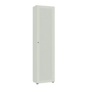 Garderobenschrank, 1-türig, B 60 cm, 6OH, lichtgrau Garderobenschrank, 1-türig, B 60 cm, 6OH, lichtgrau