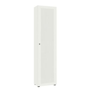 Garderobenschrank, 1-türig, B 60 cm, 6OH, weiß Garderobenschrank, 1-türig, B 60 cm, 6OH, weiß