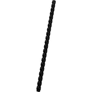 GBC® Binderücken, Plastik, Ø 6 mm, 100 Stück, schwarz