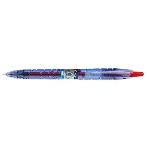 Gelschreiber PILOT Bottle 2 Pen BeGreen, rot, Strichbreite 0,4 mm, nachfüllbar, Druckmechanik, 89 % Recyclingmaterial Gelschreiber PILOT Bottle 2 Pen BeGreen, rot, Strichbreite 0,4 mm, nachfüllbar, Druckmechanik, 89 % Recyclingmaterial