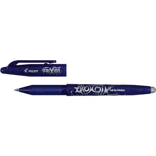 Gelschreiber PILOT FRIXION, radierbar, nachfüllbar, 12 Stück, 0,4 mm, blau