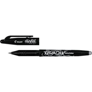 Gelschreiber PILOT FRIXION, radierbar, nachfüllbar, 12 Stück, 0,4 mm, schwarz