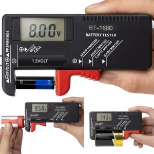 Batterietester mit LCD Anzeige