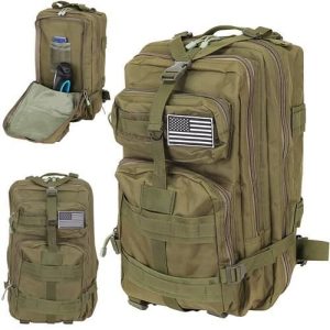 Outdoor Survival Rucksack XL 48l Volumen grün
