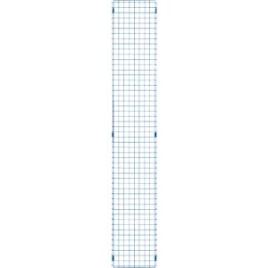 Gitterelement, aus Stahl, B 350 x H 2086 mm, blau Gitterelement, aus Stahl, B 350 x H 2086 mm, blau