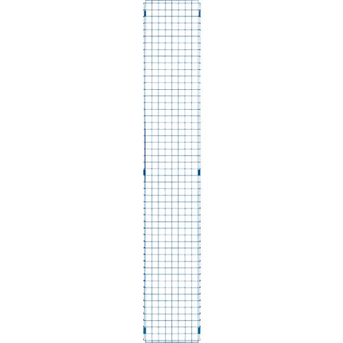 Gitterelement, aus Stahl, B 350 x H 2086 mm, blau