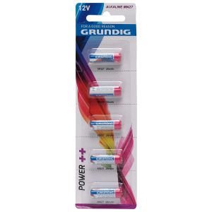 5 Stück Grundig Power MN27 Alkaline Batterien 12V. 28mAh