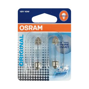 Osram Kfz Autolampe 12V C10W Original Line. 2 Stück