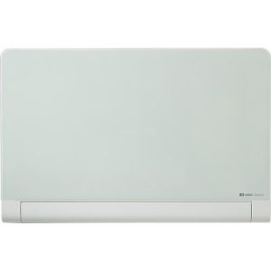 Glastafel Nobo Diamond, magnethaftend, abgerundete Ecken, m. 1 Stift u. 2 Magneten, 1000 x 560 mm