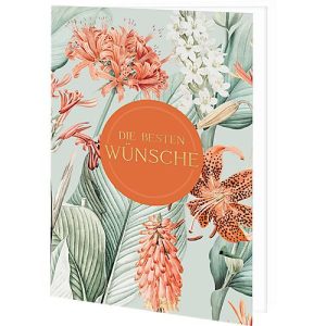 Glückwunschkarte Korsch Die besten Wünsche, mit buntem Motiv & Umschlägen, Hochformat, B 115 x H 170 mm, Karton, reinweiß, 10 Stück Glückwunschkarte Korsch Die besten Wünsche, mit buntem Motiv & Umschlägen, Hochformat, B 115 x H 170 mm, Karton, reinweiß, 10 Stück