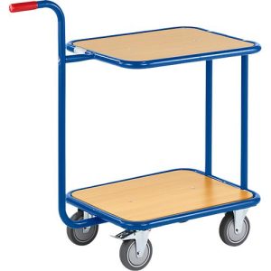 Griffroller mit 2 Buchenholz-Ladeflächen Griffroller mit 2 Buchenholz-Ladeflächen