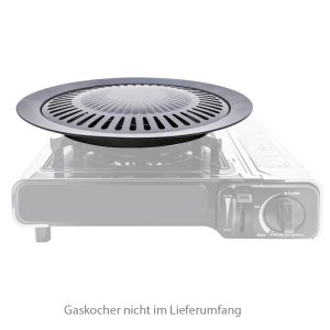 Grillplatte Aufsatz für tragbare Gaskocher