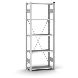 Grund-Steckregal Orion Plus, B 1000 x T 300 x H 2500 mm