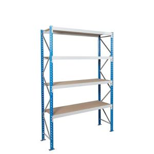 Grundfeld, Weitspannregal Epsivol, 4 Ebenen, B 1800 x T 600 x H 2500 mm