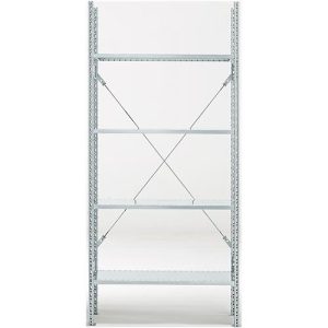 Grundregal, 4 Böden, H 2278 x B 1055 x T 400 mm, verzinkt