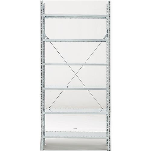 Grundregal R 3000, 6 Böden, B 1055 mm x T 400 mm, Böden verzinkt