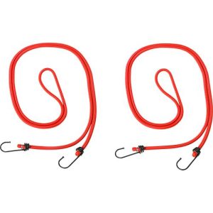 Gummi-Spannseil mit Haken, für Sackkarren, L 2000 mm, 7 mm stark, 2 Stück