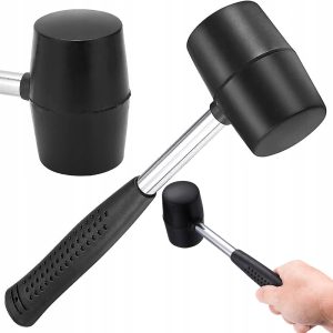 Gummihammer 450g. Metallstiel