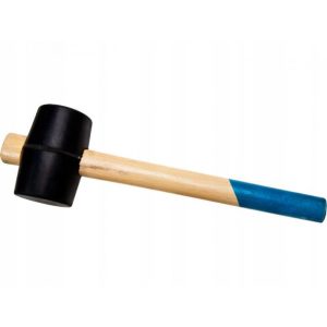 Gummihammer Holzstiel 900g 75mm