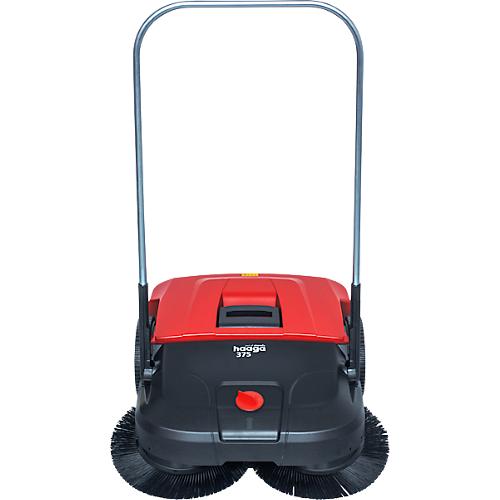 Haaga Kehrmaschine 375, manuell, Kehrfläche bis 1000 m², Behältervolumen 50 L