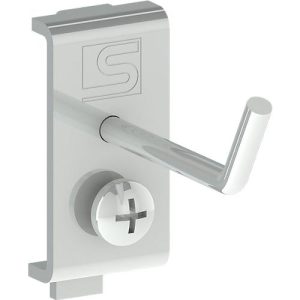 Haken R1 für Arbeitstisch TRESTON Quick Edge, bis 10 kg, ESD-leitfähig, reinraumgeeignet, Ø 4 x L 50 mm, Stahl galvanisiert, 5 Stück
