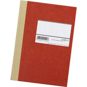 Hartdeckel-Broschüren/Geschäftsbuch, A4, kariert, rot