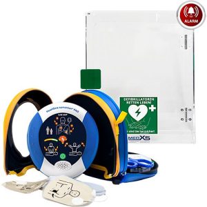 HeartSine SAM500P Reanimations-Defibrillator, AED, mit manueller Schockabgabe, mit Alarm, 4 Jahre Allgefahren-Zusatzversicherung, im Acrylglaswandkasten HeartSine SAM500P Reanimations-Defibrillator, AED, mit manueller Schockabgabe, mit Alarm, 4 Jahre Allgefahren-Zusatzversicherung, im Acrylglaswandkasten