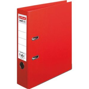 herlitz Ordner maX.file protect plus, DIN A4, Rückenbreite 80 mm, rot herlitz Ordner maX.file protect plus, DIN A4, Rückenbreite 80 mm, rot