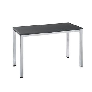 Home Office Tisch Bexxstar, Rechteck, 4-Fuß Quadratrohr, B 1200 x T 600 x H 740 mm, schwarz/chromsilber Home Office Tisch Bexxstar, Rechteck, 4-Fuß Quadratrohr, B 1200 x T 600 x H 740 mm, schwarz/chromsilber