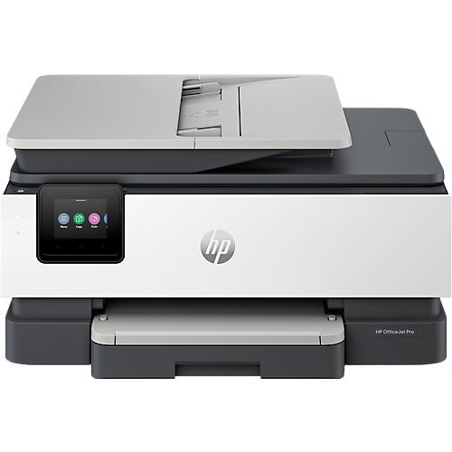 HP OfficeJet Pro 8122e All-in-One Tintenstrahldrucker, 1200 dpi, 2,7 Zoll Touch-Display, Dual-Band Wi-Fi/LAN, USB 2.0, weiß