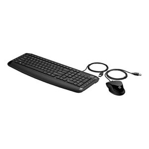 HP Pavilion 200 – Tastatur-und-Maus-Set – USB – Deutsch – Schwarz – für HP 21, 22, 24, 27; Pavilion 24, 27, TP01