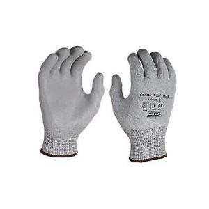 HPPE-Schnittschutz-Strickhandschuh Dondra, mit PU Mikroschaum-Beschichtung, 12 Paar, Größe S