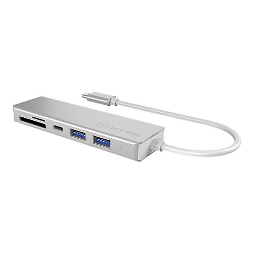 ICY BOX IB-HUB1413-CR - Dockingstation - USB-C