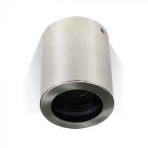 Aufbau-Deckenleuchte 3629 für GU10-Strahler. rund. Metall-Design