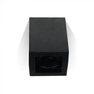 Aufbau-Deckenleuchte 3631 für GU10-Strahler. eckig. schwarz
