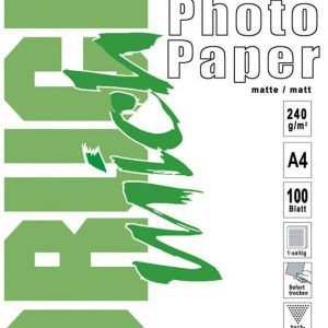 240g Mattes Foto-Papier. Inkjet DIN A4. 100 Blatt