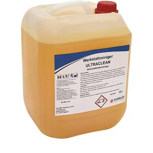 Industriereiniger Schoeller Industries Ultra-Clean, für Böden & Außenflächen, gegen Fett/Öl/Ruß, alkalisch, abscheiderfreundlich, 10 l in Kanister Industriereiniger Schoeller Industries Ultra-Clean, für Böden & Außenflächen, gegen Fett/Öl/Ruß, alkalisch, abscheiderfreundlich, 10 l in Kanister