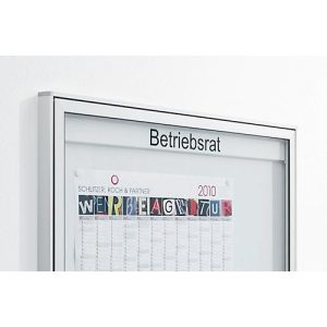 Info- und Blendleiste für MEDIA-Schaukästen, beschriftbar