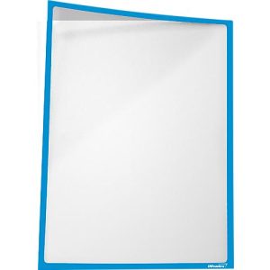 Infotasche, magnetisch, PET-Folie, B 435 x H 312 mm, hoch/quer, blau, 5 Stück Infotasche, magnetisch, PET-Folie, B 435 x H 312 mm, hoch/quer, blau, 5 Stück