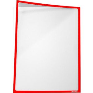 Infotasche, magnetisch, PET-Folie, B 435 x H 312 mm, hoch/quer, rot, 5 Stück Infotasche, magnetisch, PET-Folie, B 435 x H 312 mm, hoch/quer, rot, 5 Stück