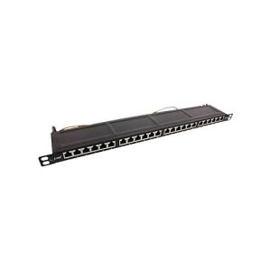 InLine – Patch Panel – CAT 6a – RJ-45 X 24 – Schwarz, RAL 9005 InLine – Patch Panel – CAT 6a – RJ-45 X 24 – Schwarz, RAL 9005
